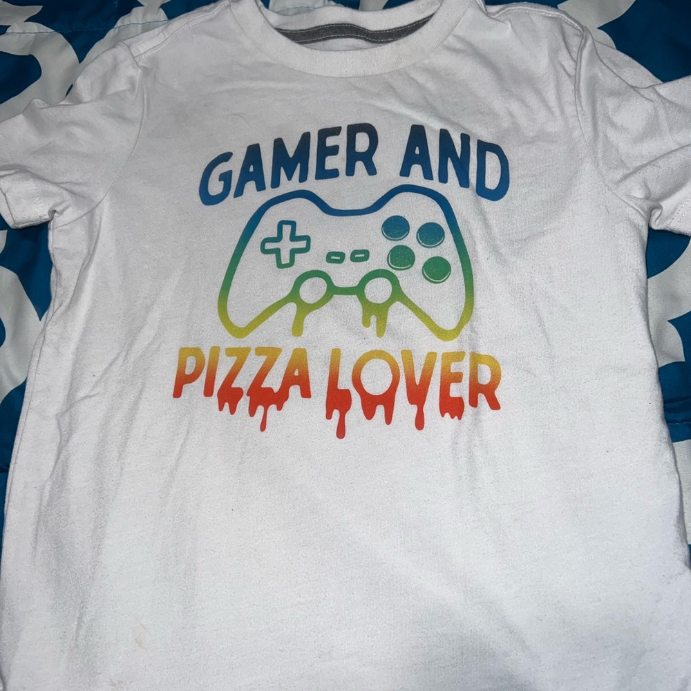 Gamer and Pizza Lover T-Shirt